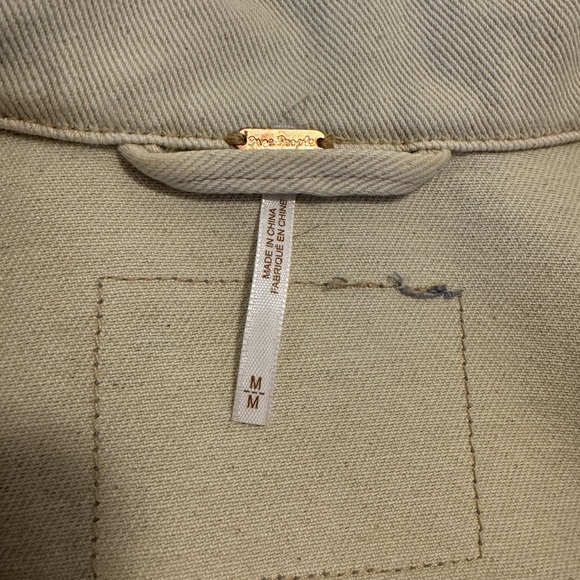 Free People Winter Cactus Denim Jacket - Picture 4 of 12